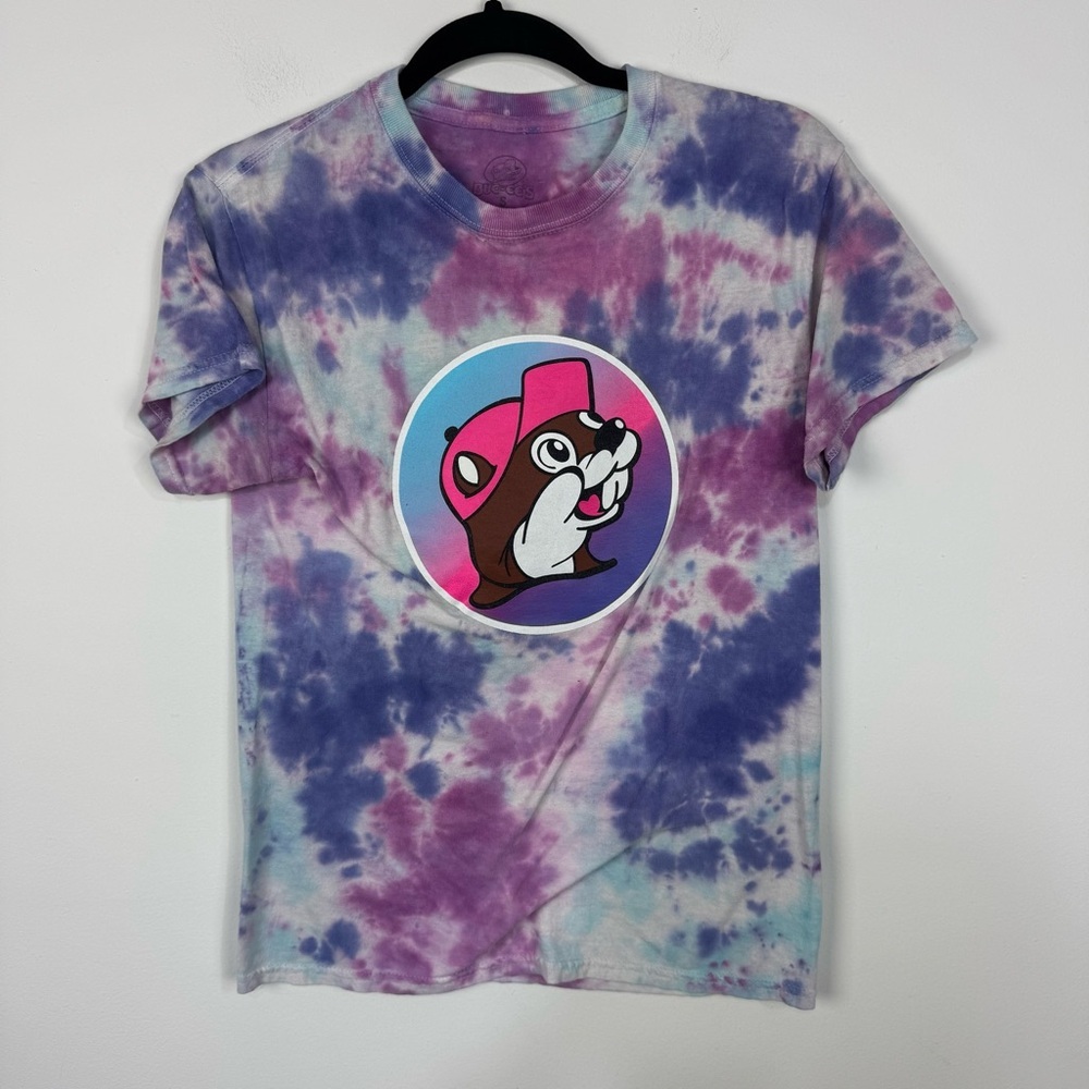 Buc-ee's Tie Dye Purple Jeep Graphic Tee Summer
